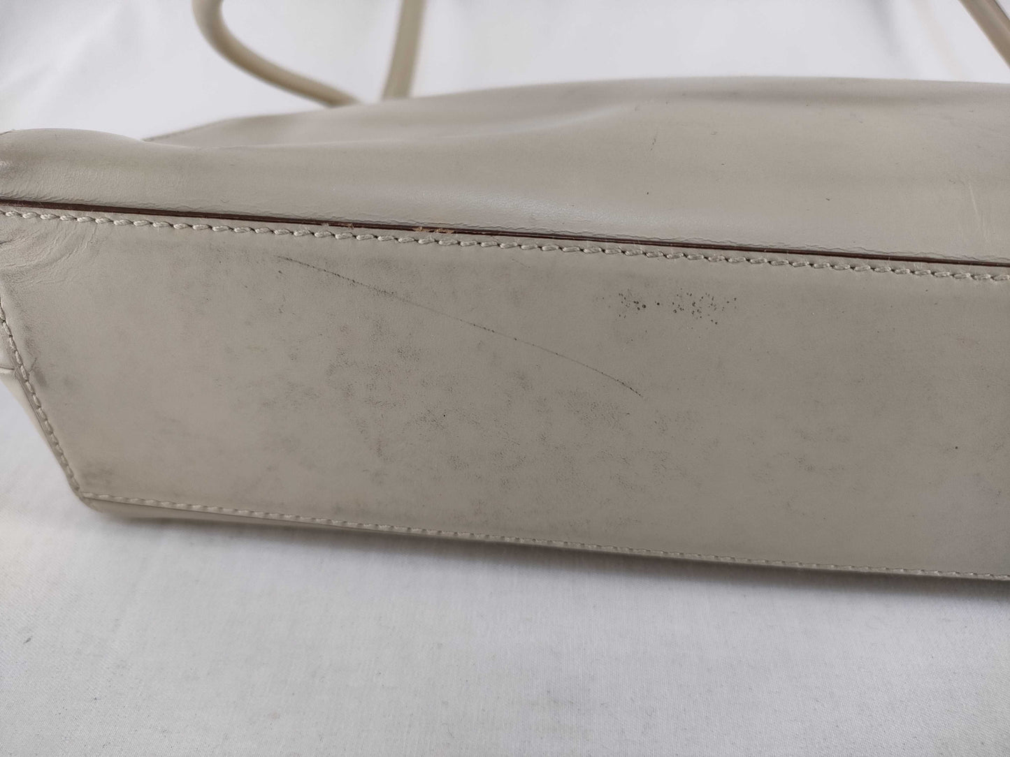 PRADA Leather Logo Handbag Shoulder Bag Handbag