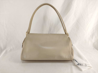 PRADA Leather Logo Handbag Shoulder Bag Handbag
