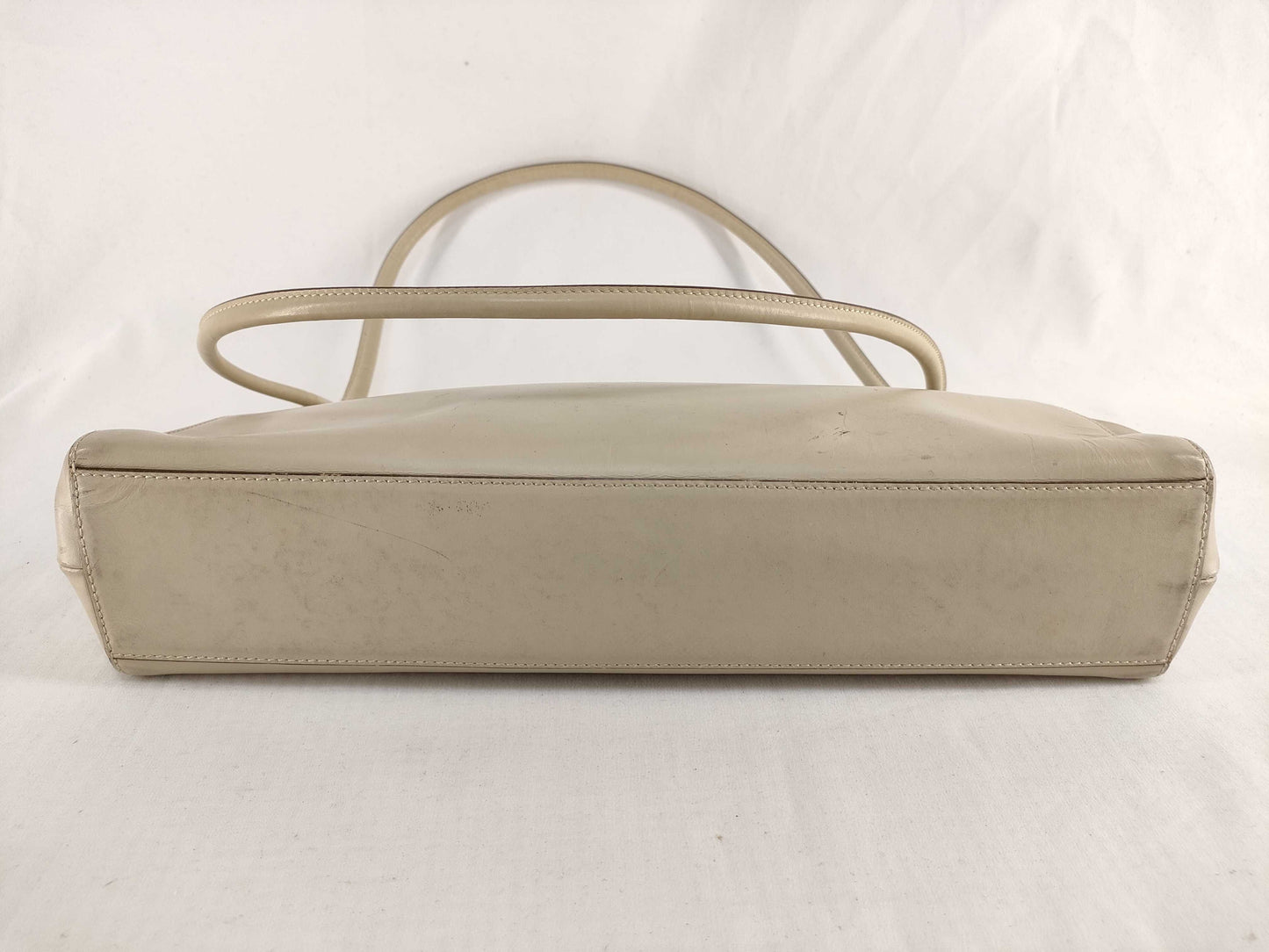 PRADA Leather Logo Handbag Shoulder Bag Handbag