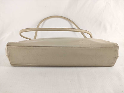 PRADA Leather Logo Handbag Shoulder Bag Handbag