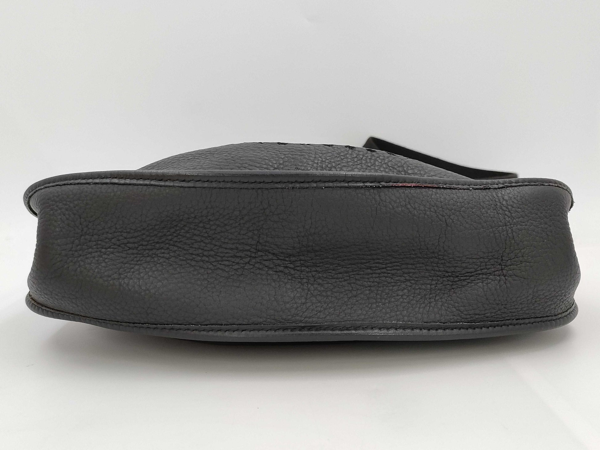 HERMES Evelyn G Stamp Black G Hardware Shoulder Bag