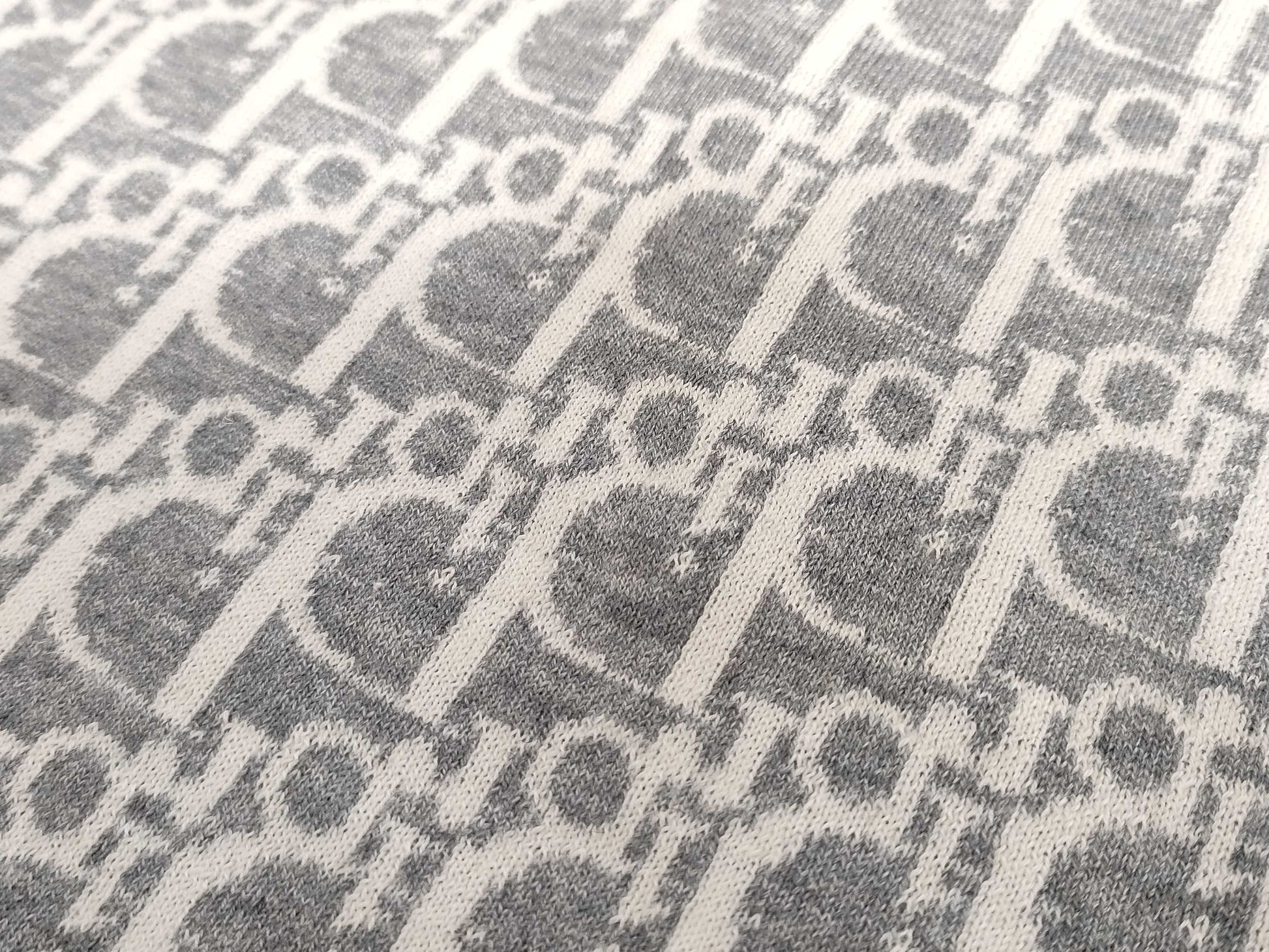 Dior Trotter Scarf Gray
