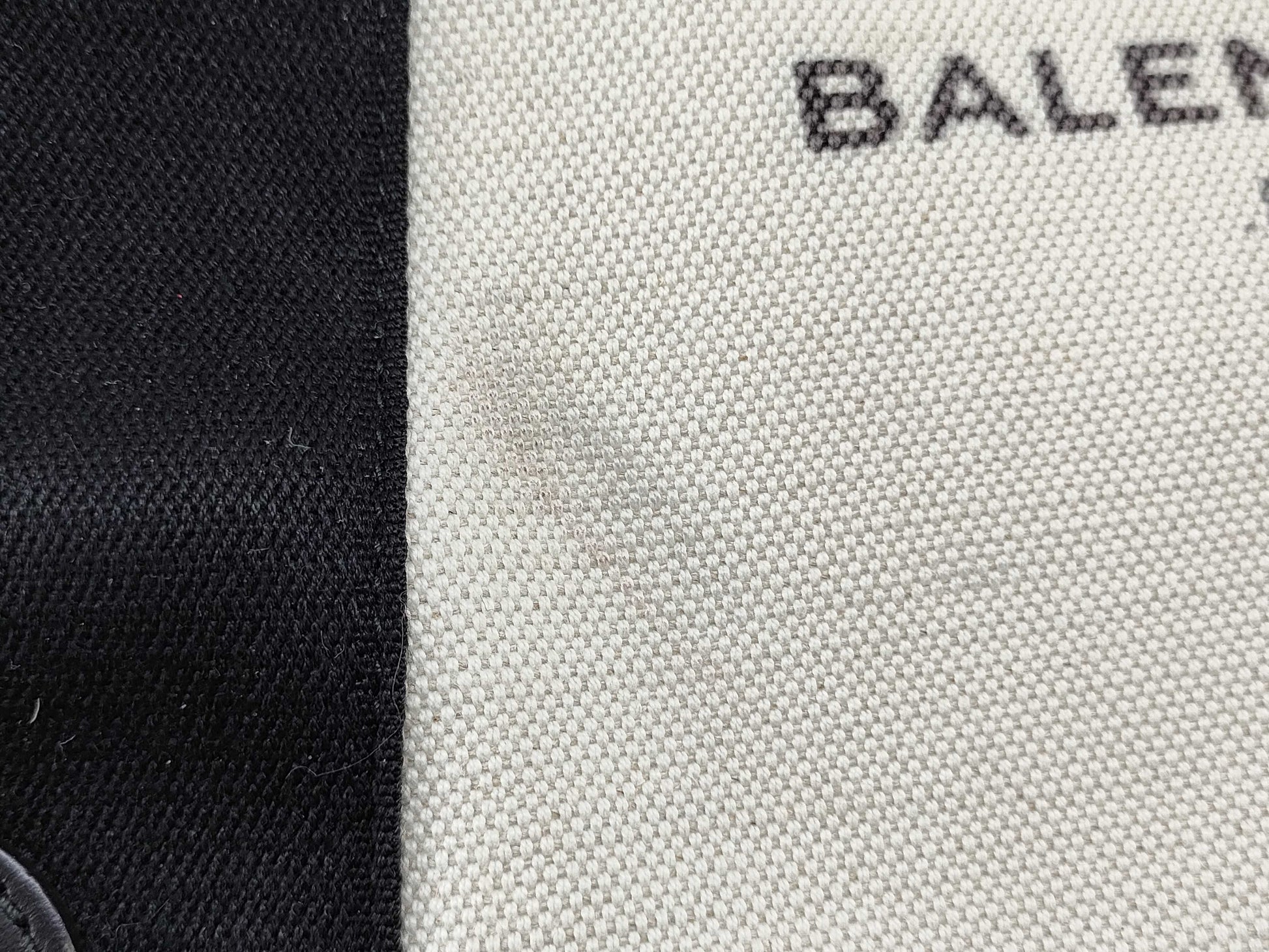 BALENCIAGA Navy Cabas Tote Bag