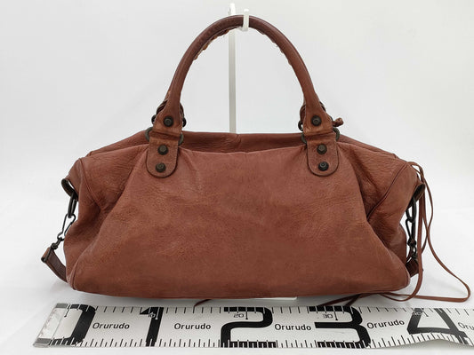 (10460_0219) BALENCIAGA BALENCIAGA The Twiggy 2WAY Bag 128523 Handbag Tote Bag Boston Bag Handbag