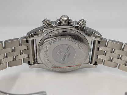 BREITLING BREITLING SS AT Chronomat 44 AB011511 Black Dial Chronograph Date Men's Watch