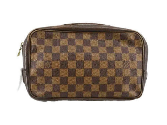 LOUIS VUITTON Louis Vuitton Truss Toilette Damier Pouch
