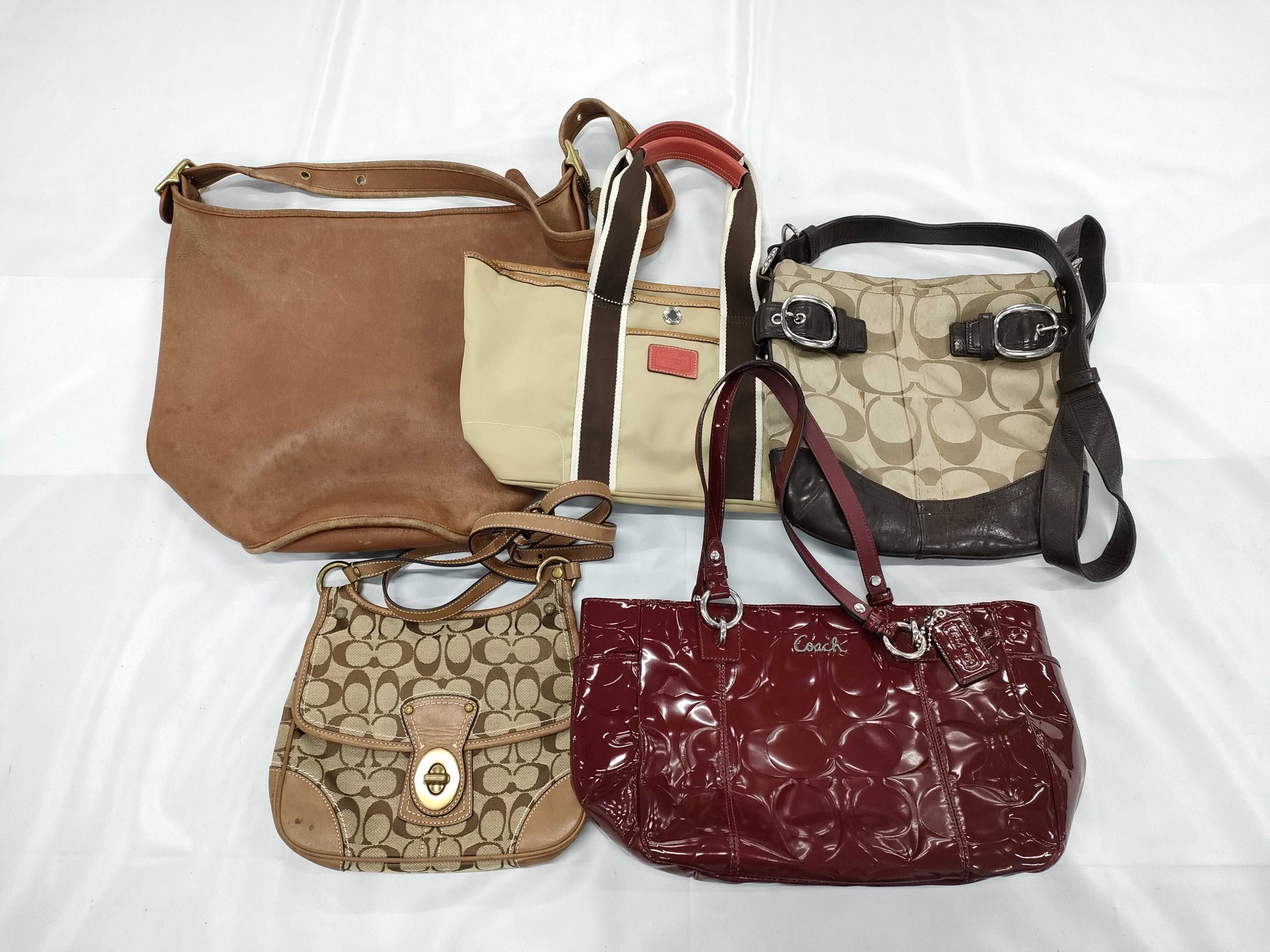 (10463_0078) COACH Coach Bag 5-Piece Set Bag