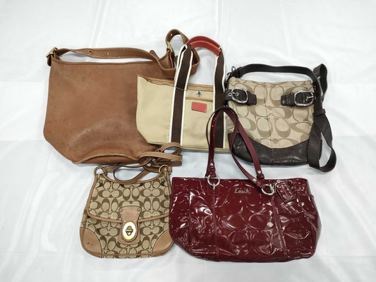 (10463_0078) COACH Coach Bag 5-Piece Set Bag