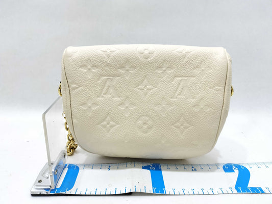 LOUIS VUITTON Monogram Empreinte LOUIS_VUITTON M83275 Mini Bum Bag with IC Dust Bag and Strap Pouch