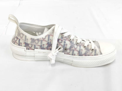 (10462_0336) Dior Dior B23 Low Top Sneakers Red/Blue Oblique Size 42 Sneakers