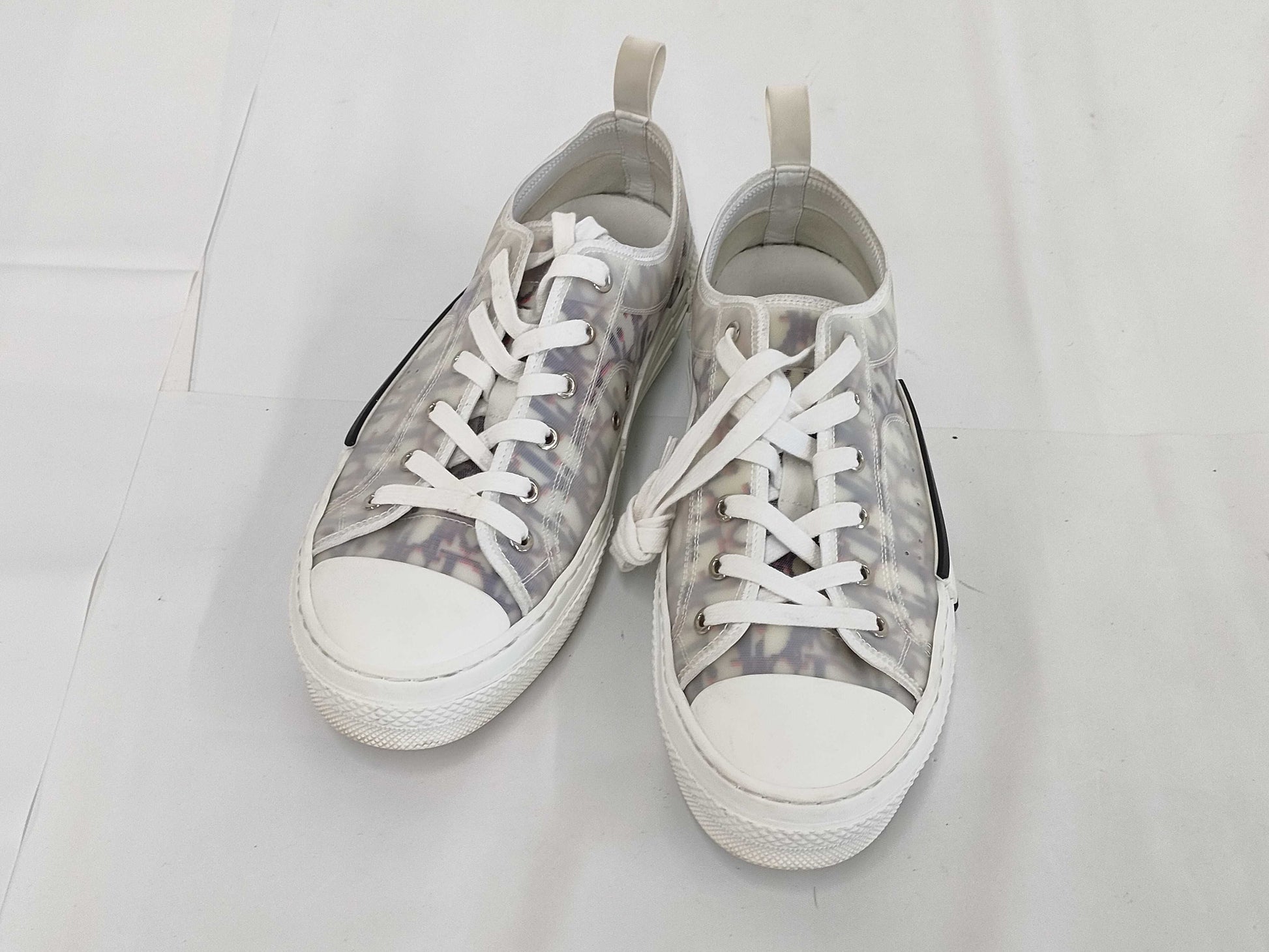 (10462_0336) Dior Dior B23 Low Top Sneakers Red/Blue Oblique Size 42 Sneakers