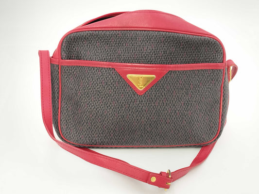 (10460_0116) Yves Saint Laurent Leather Shoulder Bag
