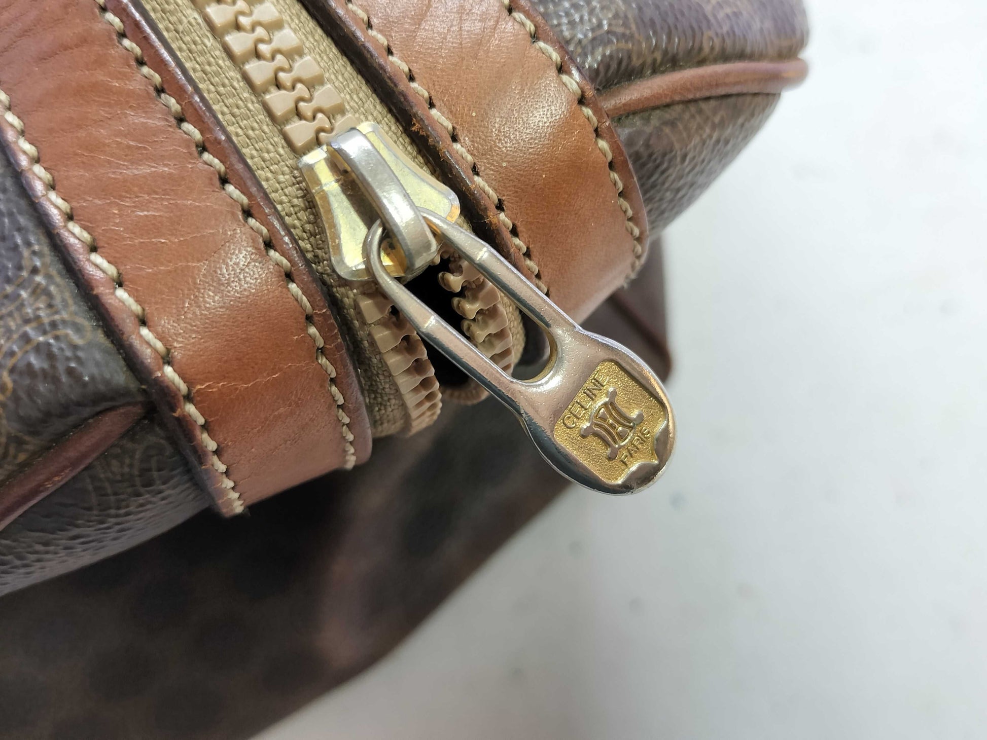 (10460_0152) Salvatore Ferragamo Celine Macadam Mini Boston Bag Boston Bag