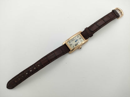 Cartier Tank Américaine SM W2607456 250377966QX Quartz K18 Women's Watch