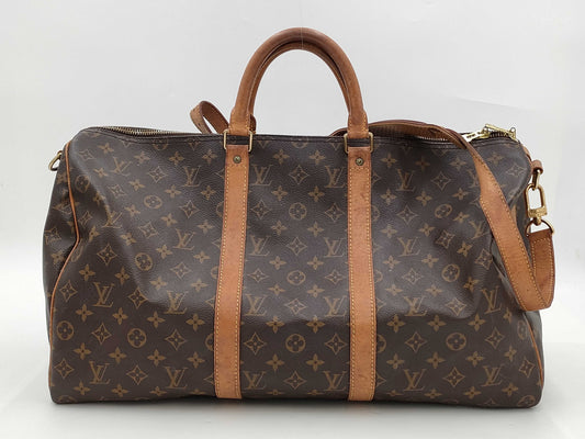 LOUIS VUITTON Louis Vuitton Keepall 50 Boston Bag
