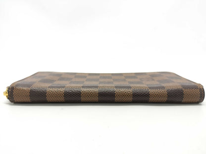 LOUIS VUITTON N41626 Damier Portefeuille Clemence Long Wallet Rose Ballerine Wallet