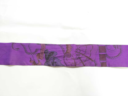 (10462_0107) HERMES Twily Twily Purple Scarf