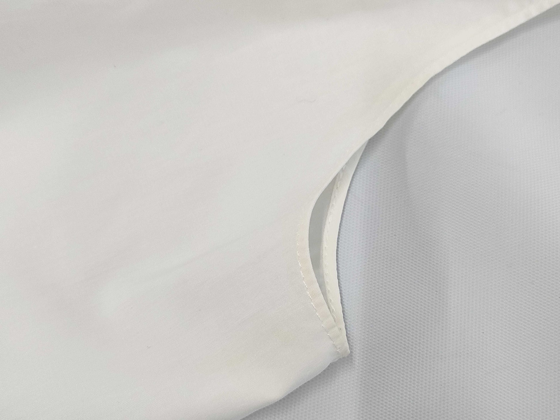 (10462_0063) HERMES Cotton Sleeveless Blouse White Size 36 Tops