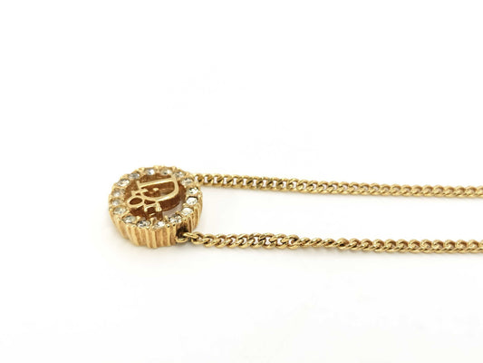 (10461_0347) Dior Christian Dior Christian Dior Necklace Rhinestone Necklace