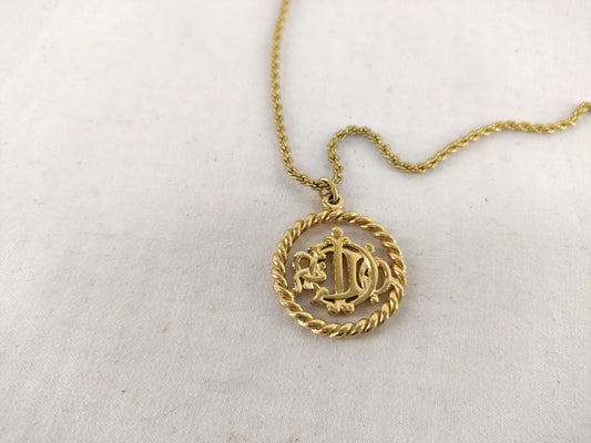 (10461_0366) Dior Dior Necklace Logo Necklace