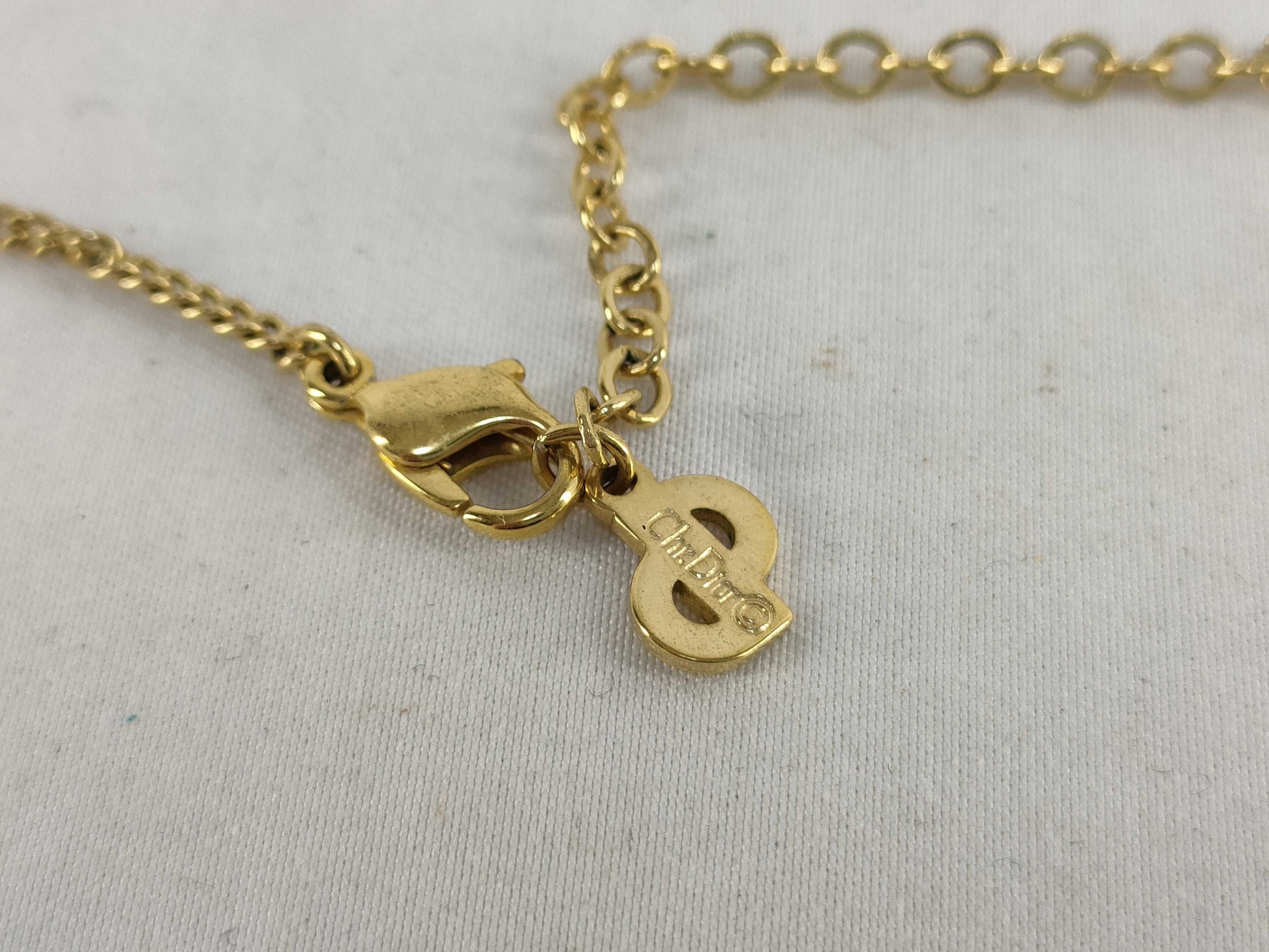 (10461_0355) Dior Dior Necklace Logo Circle Necklace