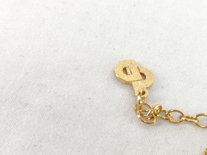 (10461_0354) Dior Dior Necklace Logo Rhinestone Necklace