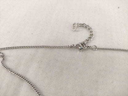 (10461_0358) Dior Dior Necklace Heart CD Logo Necklace