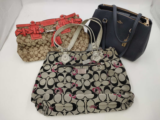 (10463_0073) COACH Coach Bag 3-Piece Set Bag