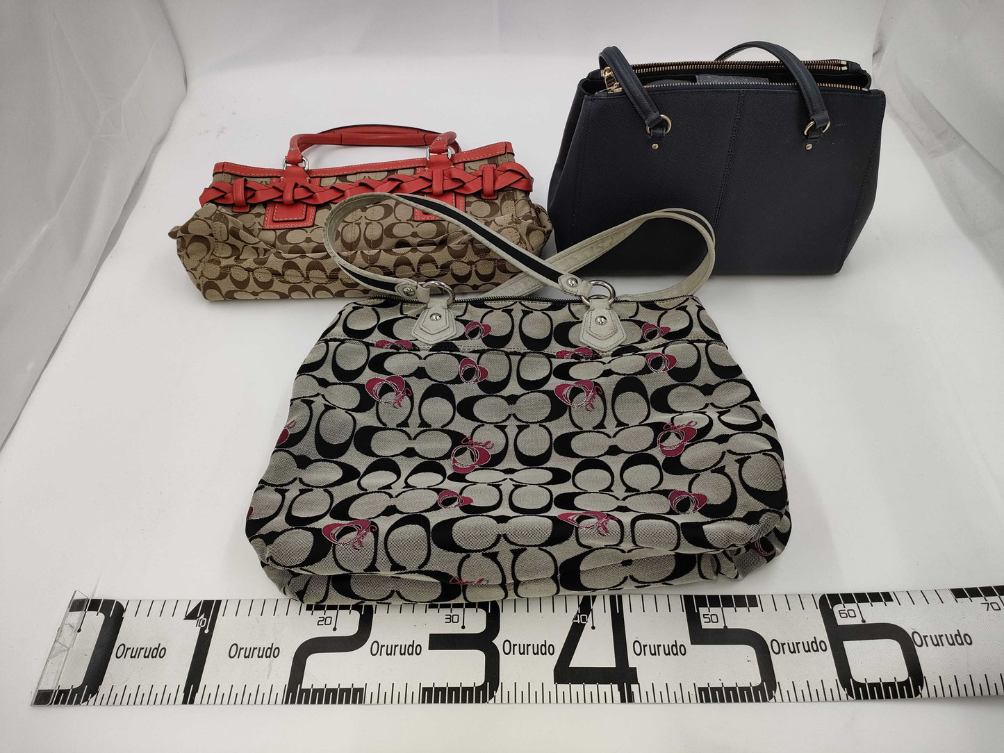 (10463_0073) COACH Coach Bag 3-Piece Set Bag