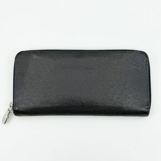 LOUIS VUITTON Taiga Zippy Wallet Vertical M30510 Wallet Box and Storage Bag Included