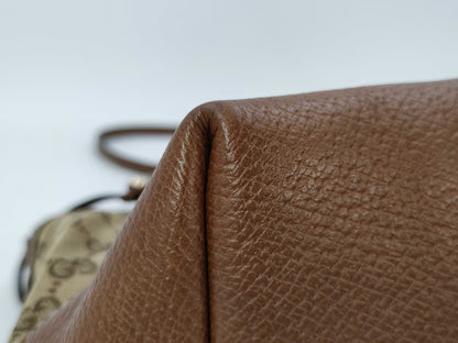 GUCCI GG Canvas Shoulder Bag 353120 002123 Beige Handbag