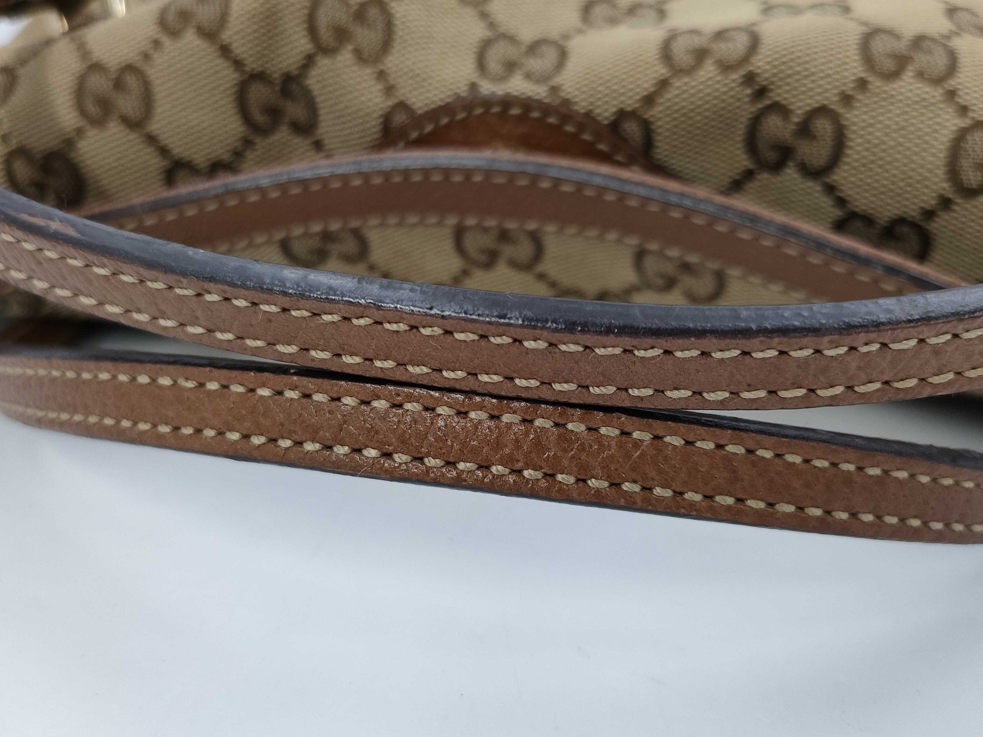 GUCCI GG Canvas Shoulder Bag 353120 002123 Beige Handbag