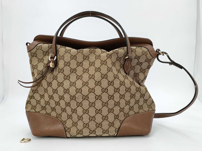 GUCCI GG Canvas Shoulder Bag 353120 002123 Beige Handbag