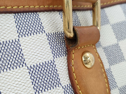 LOUIS VUITTON Damier Azur Hampstead Tote Bag
