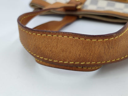 LOUIS VUITTON Damier Azur Hampstead Tote Bag