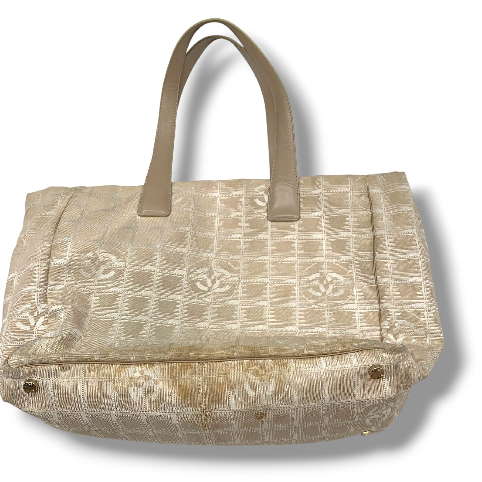 (10463_0047) CHANEL CHANEL New Travel Line Tote Bag 3 Piece Tote Bag