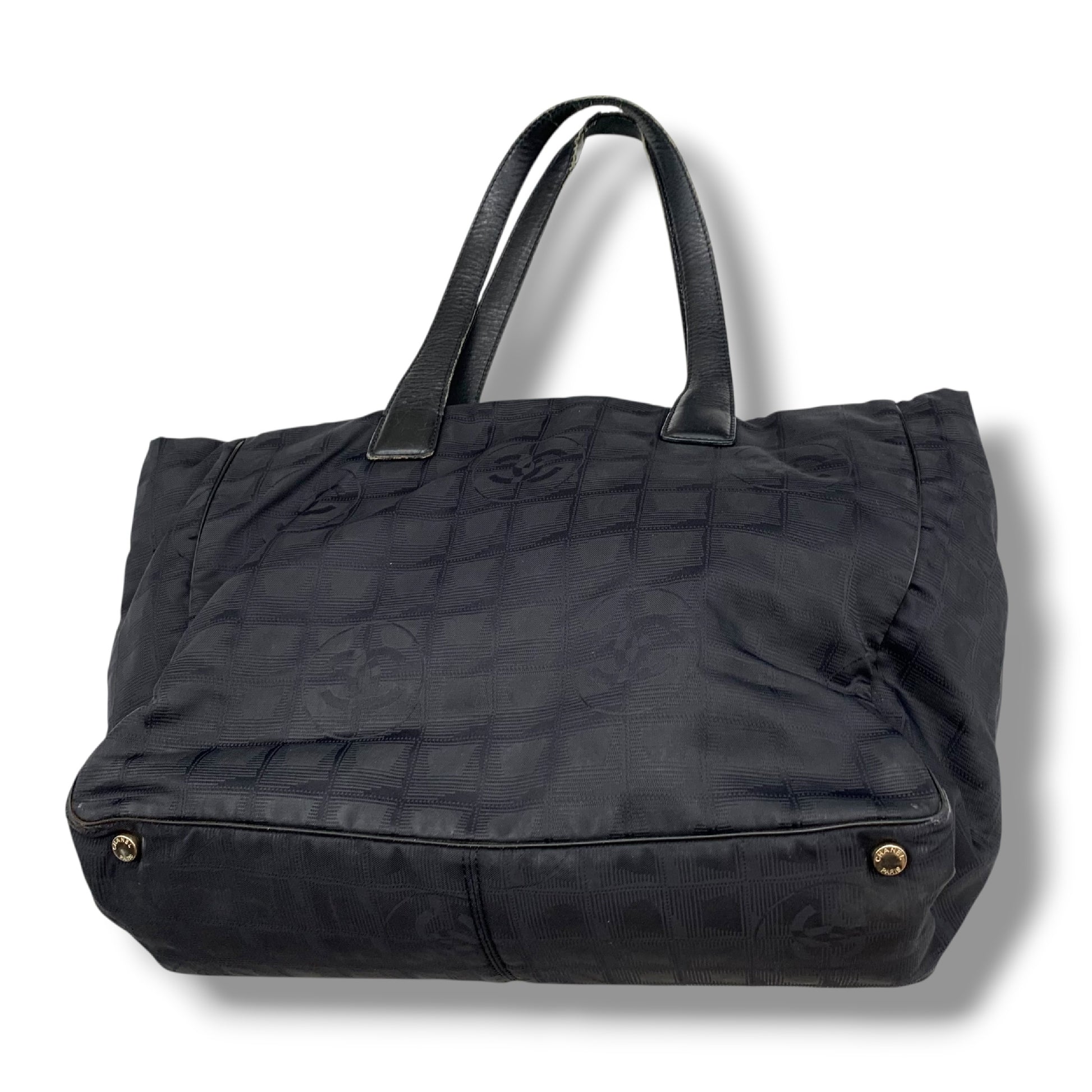 (10463_0047) CHANEL CHANEL New Travel Line Tote Bag 3 Piece Tote Bag