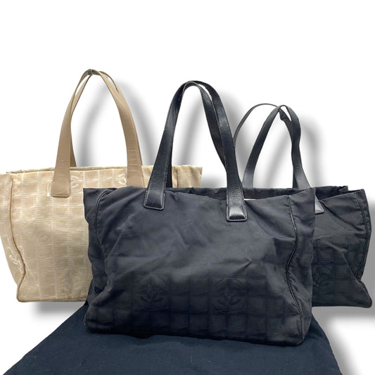 (10463_0047) CHANEL CHANEL New Travel Line Tote Bag 3 Piece Tote Bag