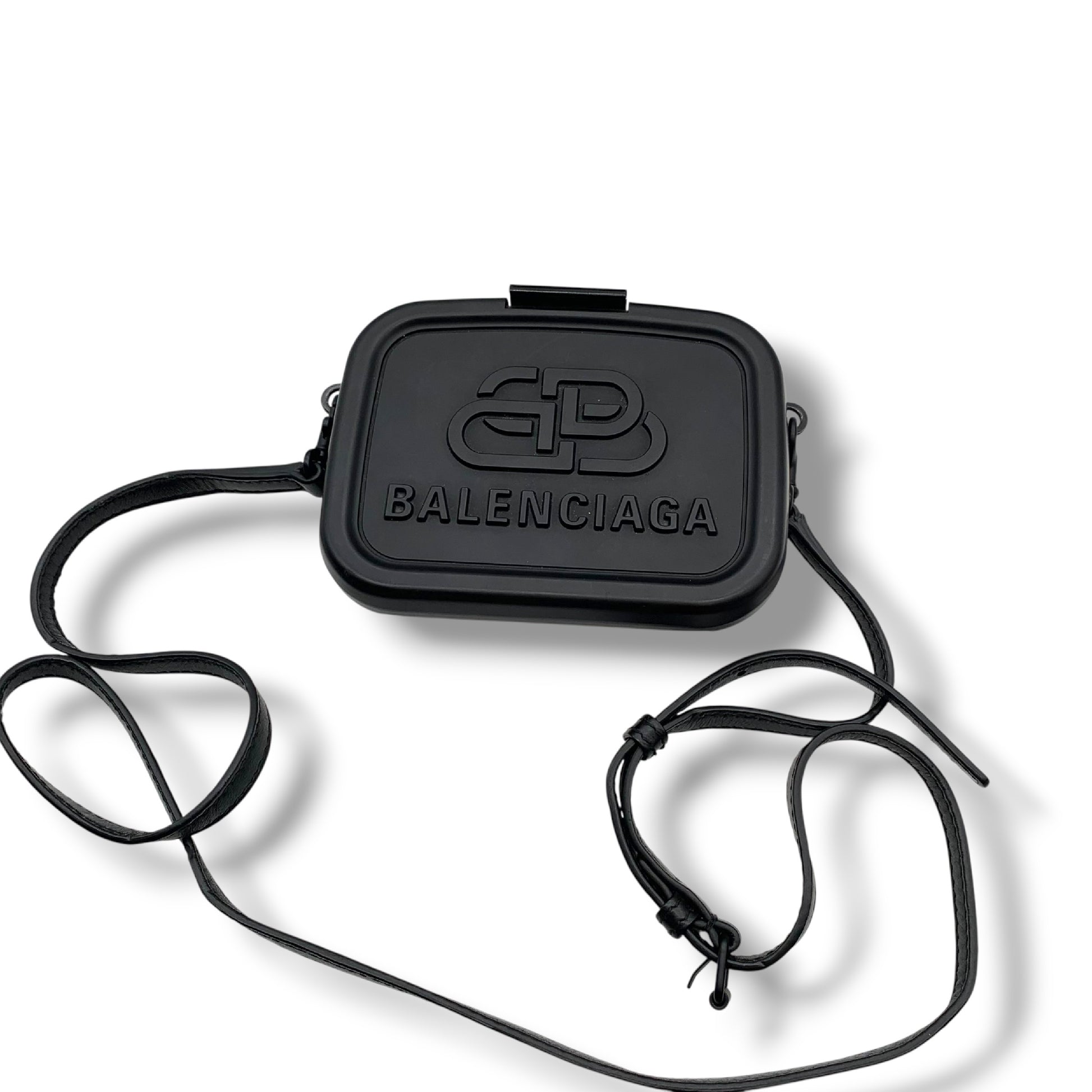 (10460_0218) BALENCIAGA BALENCIAGA Black Lunch Box Mini Shoulder Bag Shoulder Bag