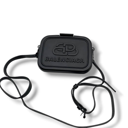 (10460_0218) BALENCIAGA BALENCIAGA Black Lunch Box Mini Shoulder Bag Shoulder Bag