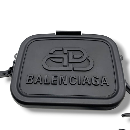(10460_0218) BALENCIAGA BALENCIAGA Black Lunch Box Mini Shoulder Bag Shoulder Bag