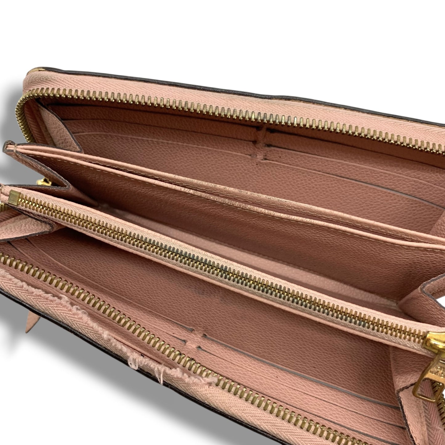 LOUIS VUITTON Empreinte Round Zip Wallet Pink Wallet