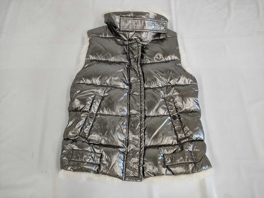 MONCLER Moncler Vest Silver Size 0 Vest