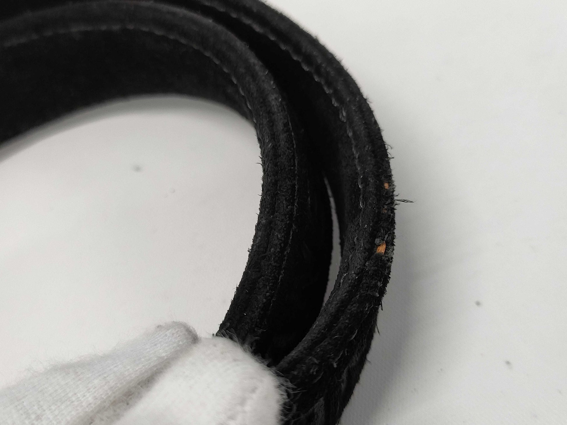 CHANEL Mouton Fur Handbag Black