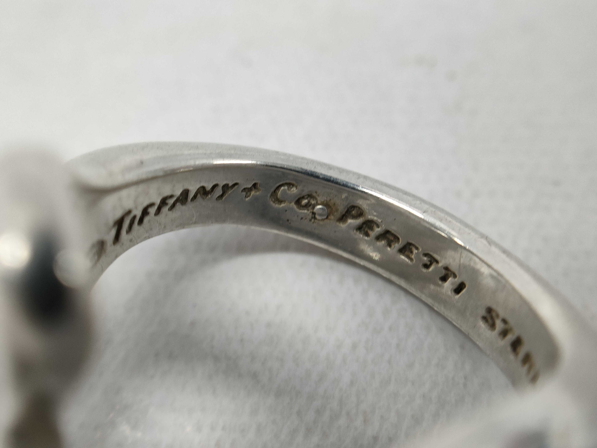 (10461_0214) Tiffany&Co. Tiffany&Co Tiffany&Co Open Heart Ring 6.5g SV925 Ring