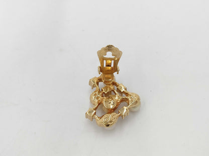 (10461_0344) Dior DIOR Dior Gold Pearl Earrings Earrings