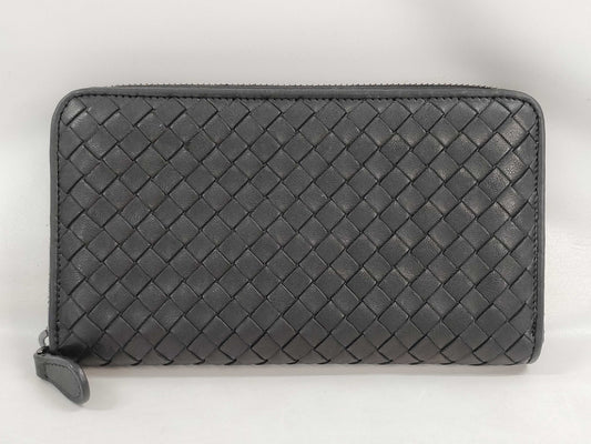 (10461_0276) BOTTEGA VENETA Intrecciato Long Wallet Wallet