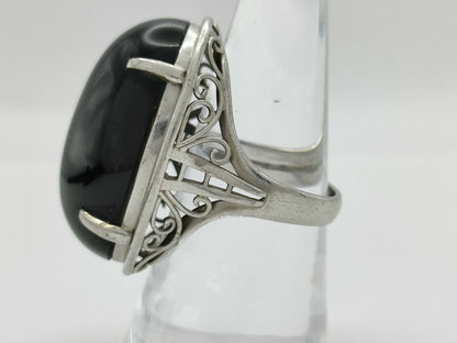 Colored Stone PT900 Ring 24.3g 