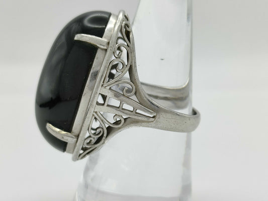 Colored Stone PT900 Ring 24.3g 