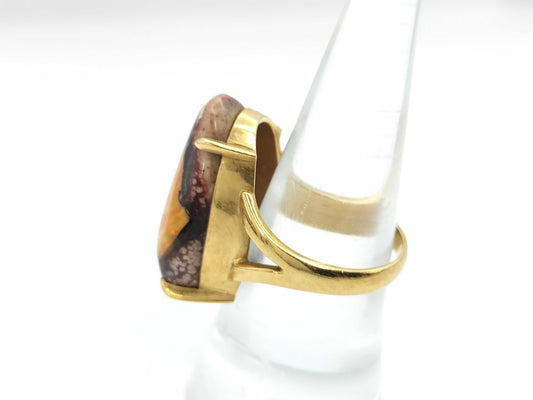 Colored Stone K18 10.6g Ring 